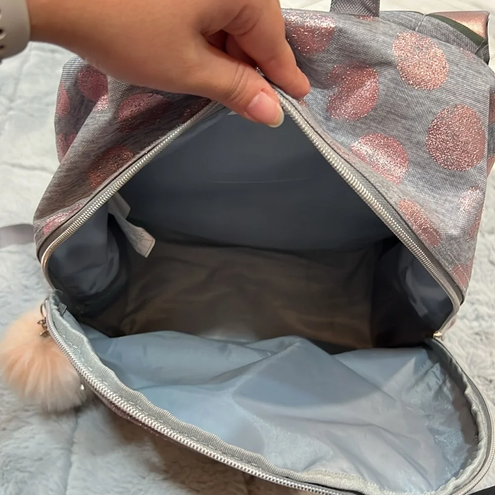 Justice letter S school book bag